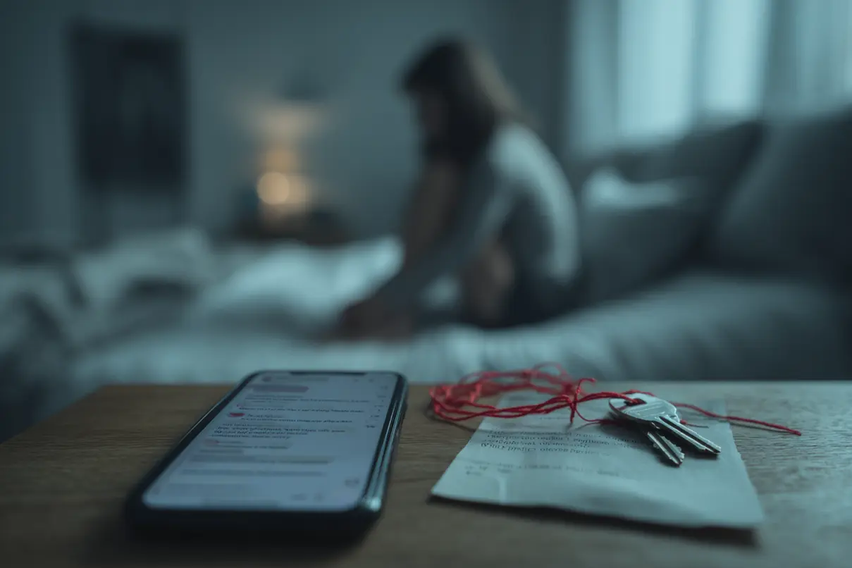 person noticing red flags in a relationship, codependency, grooming, and emotional abuse