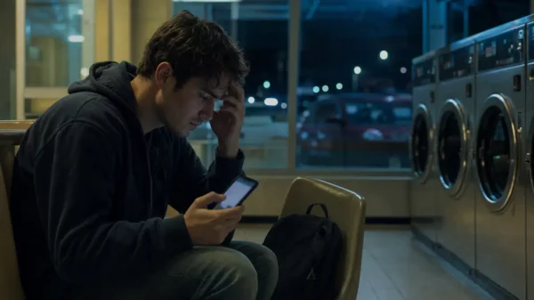 drug dependence, night fear, a phone and a first attempt to ask for help