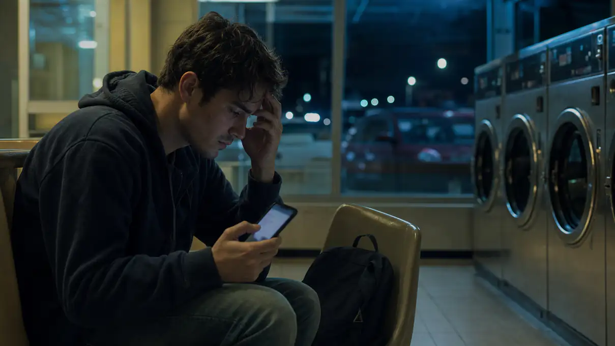 uzależnienie od narkotyków, nocny lęk, telefon i pierwsza próba poproszenia o pomoc